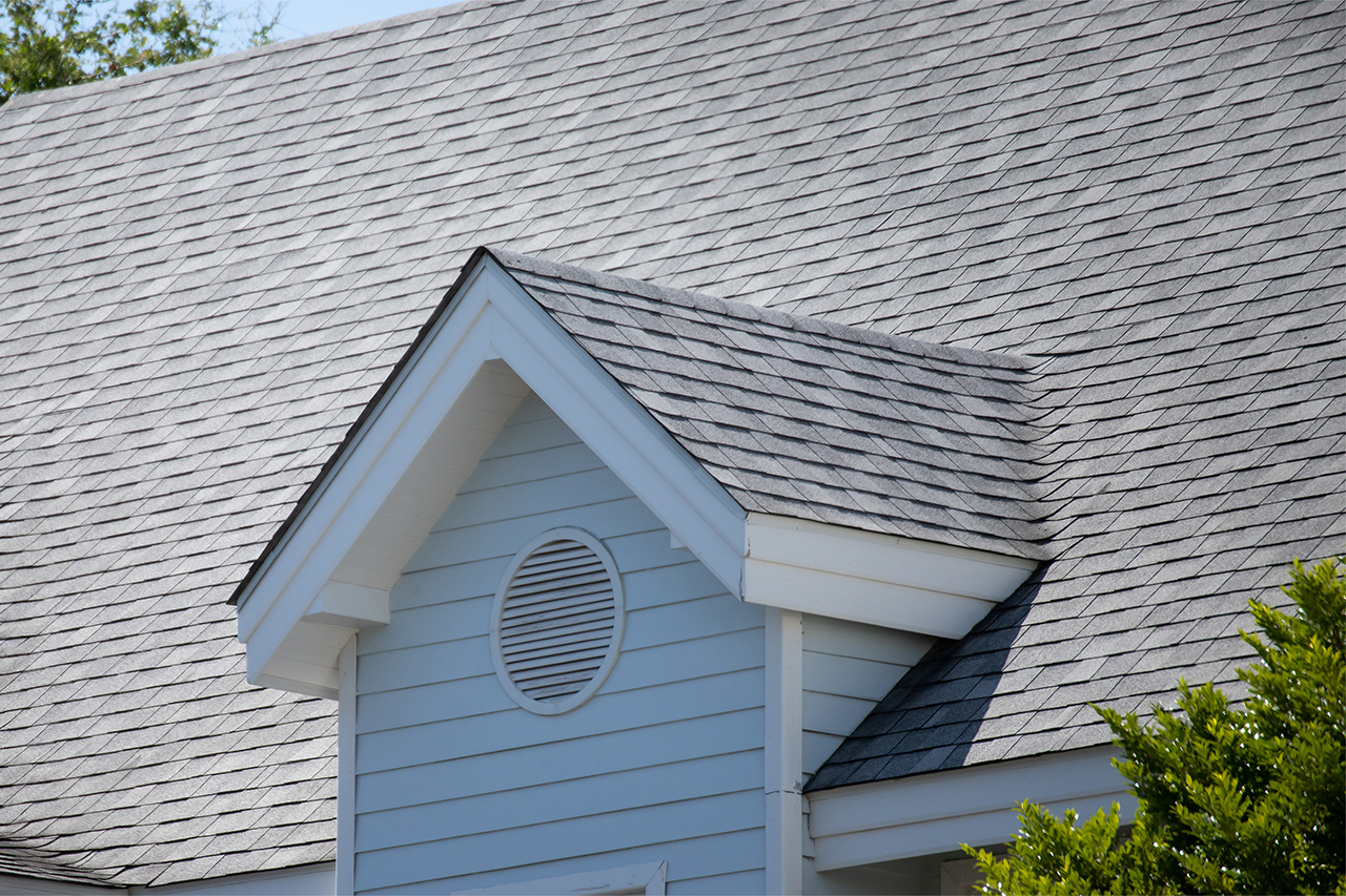 new roof installed on house
